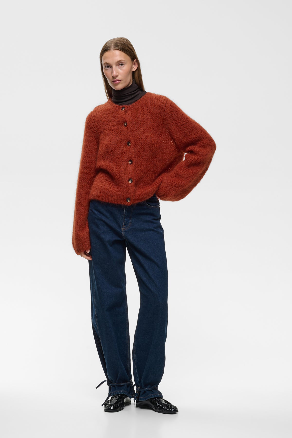 InWear- Jetra Cardigan in Red Ochre