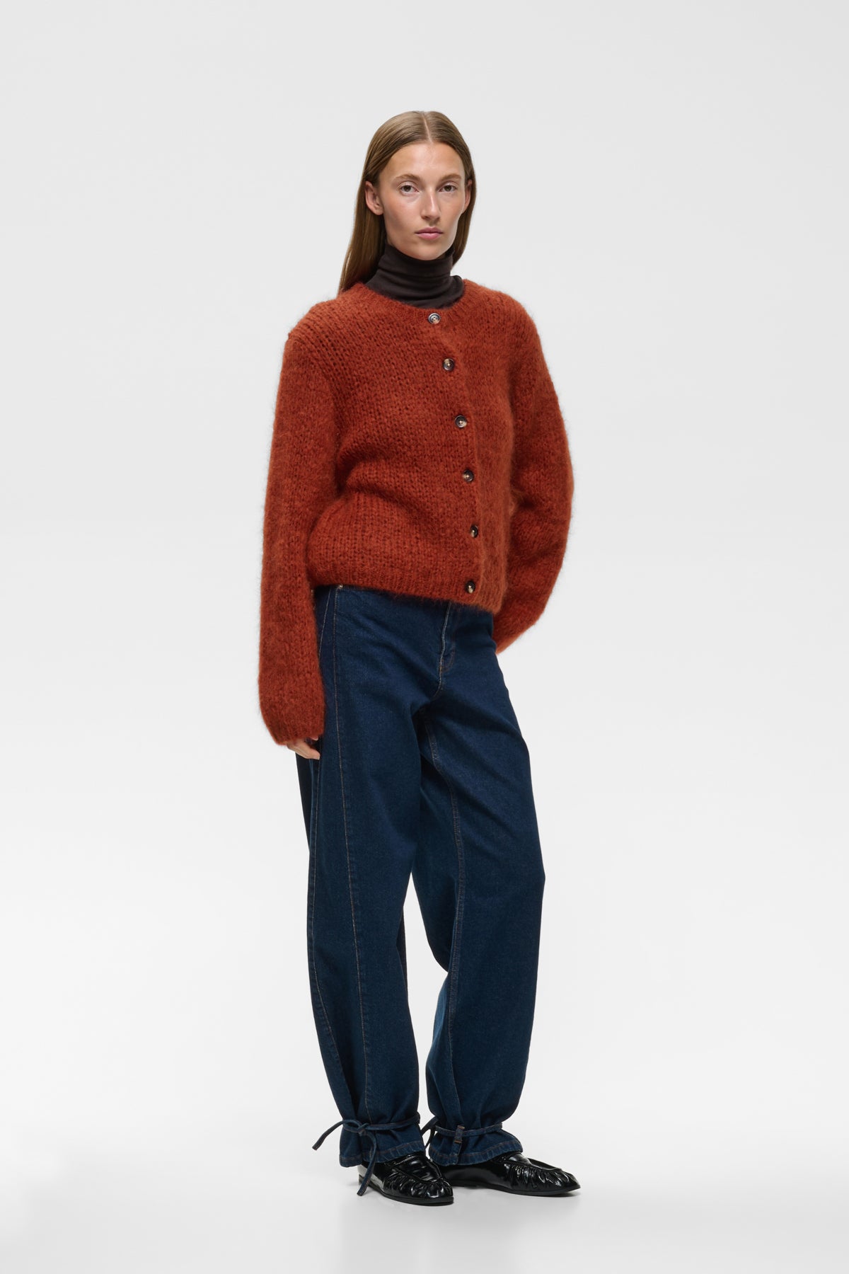 InWear- Jetra Cardigan in Red Ochre