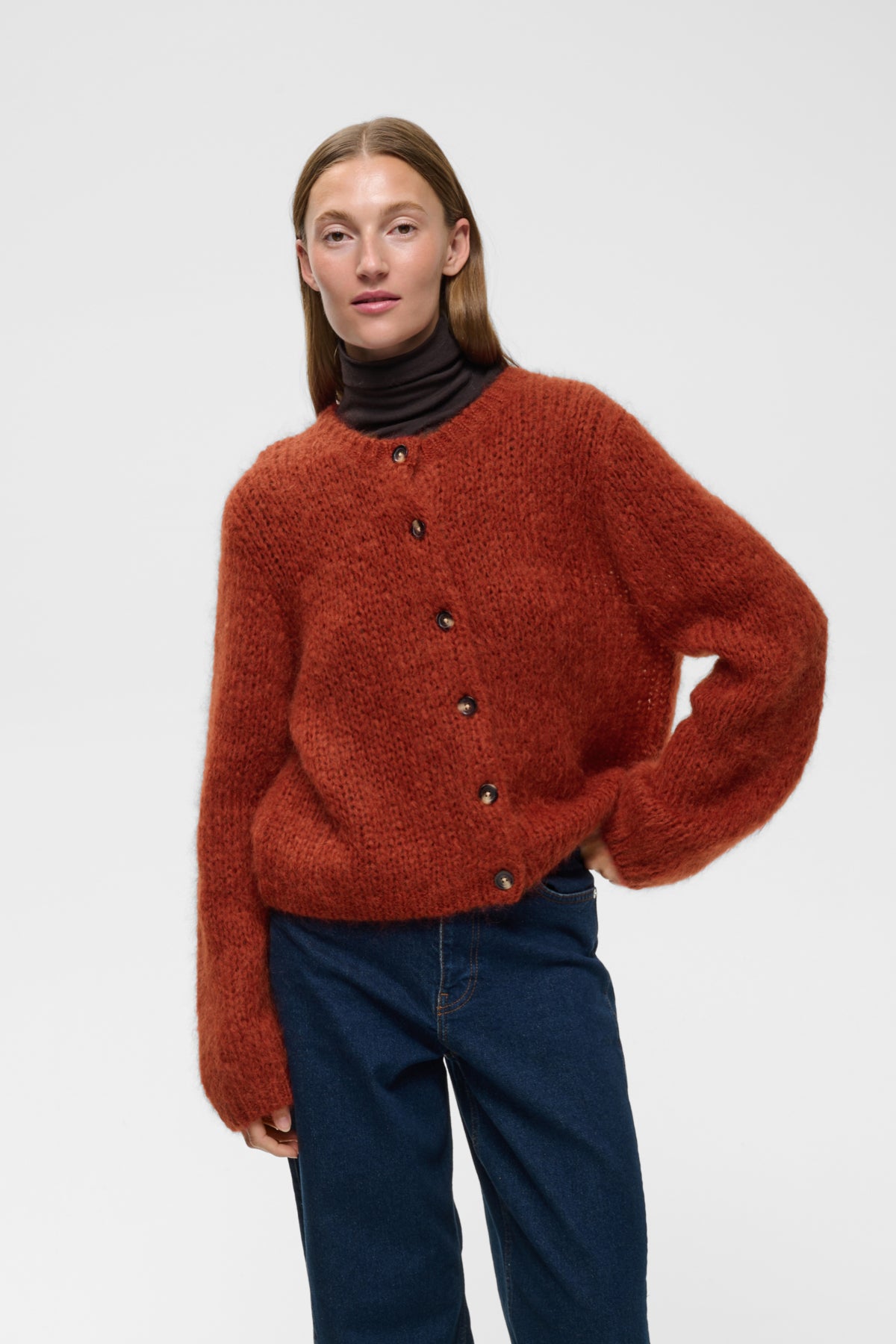 InWear- Jetra Cardigan in Red Ochre