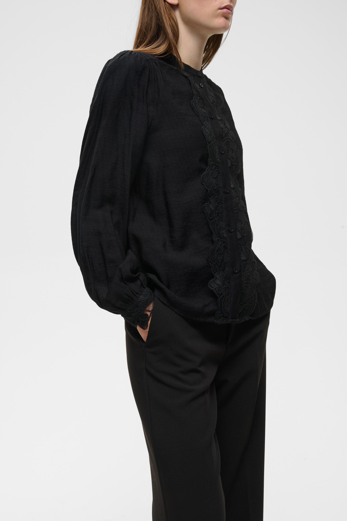 InWear- Cassieh Straight Pant in Black