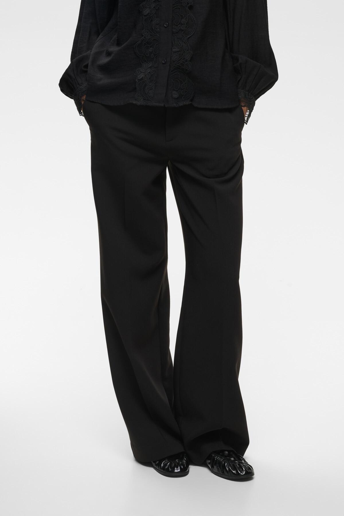 InWear- Cassieh Straight Pant in Black
