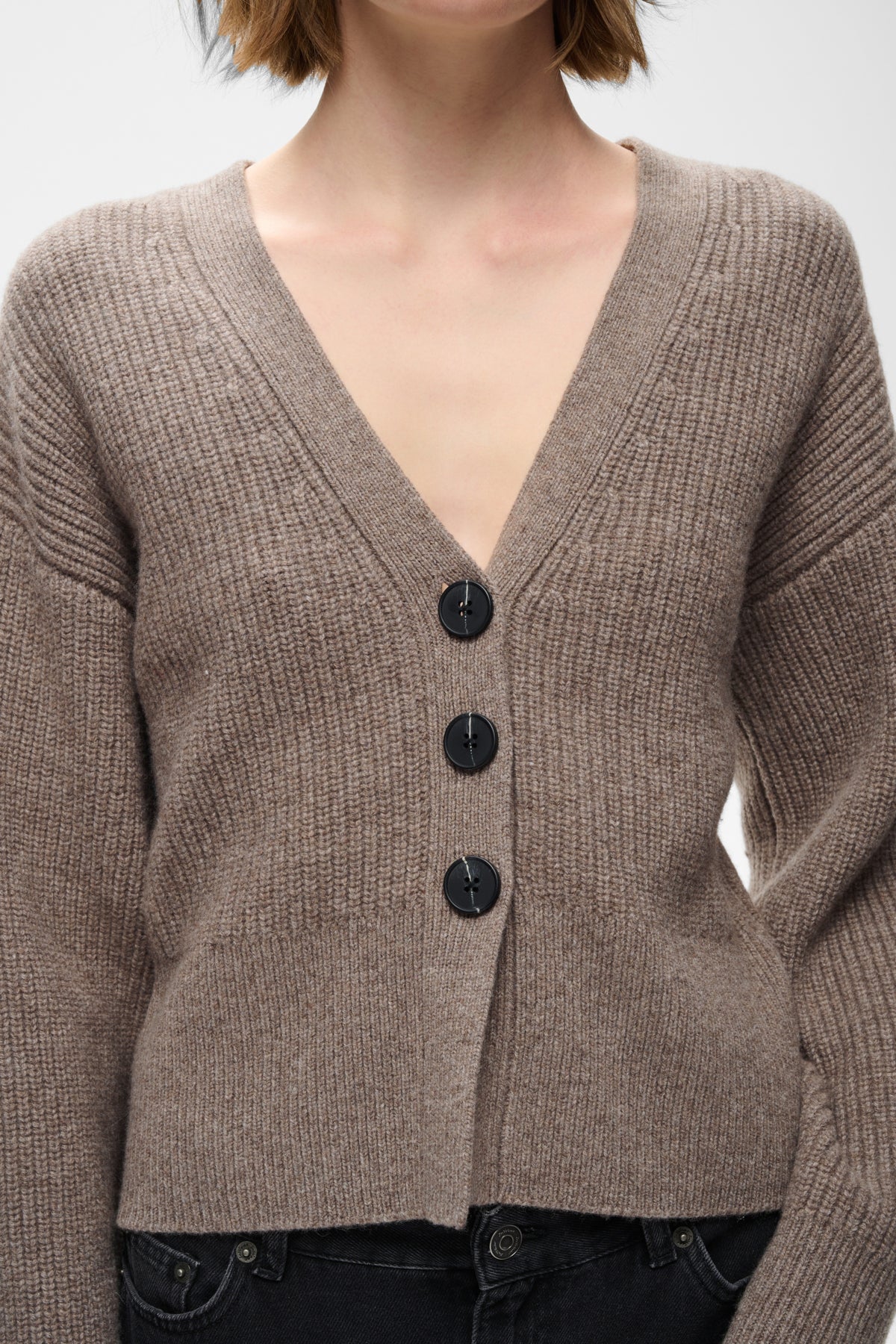 InWear- Noomi Cardigan in Cinder Melange