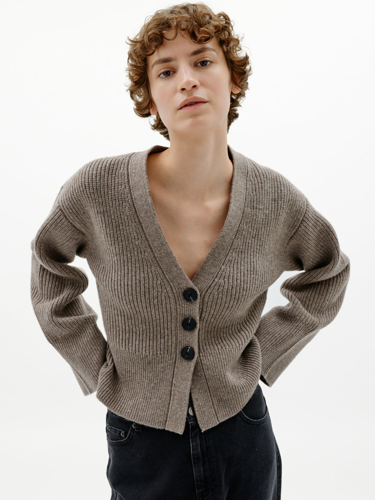 InWear- Noomi Cardigan in Cinder Melange