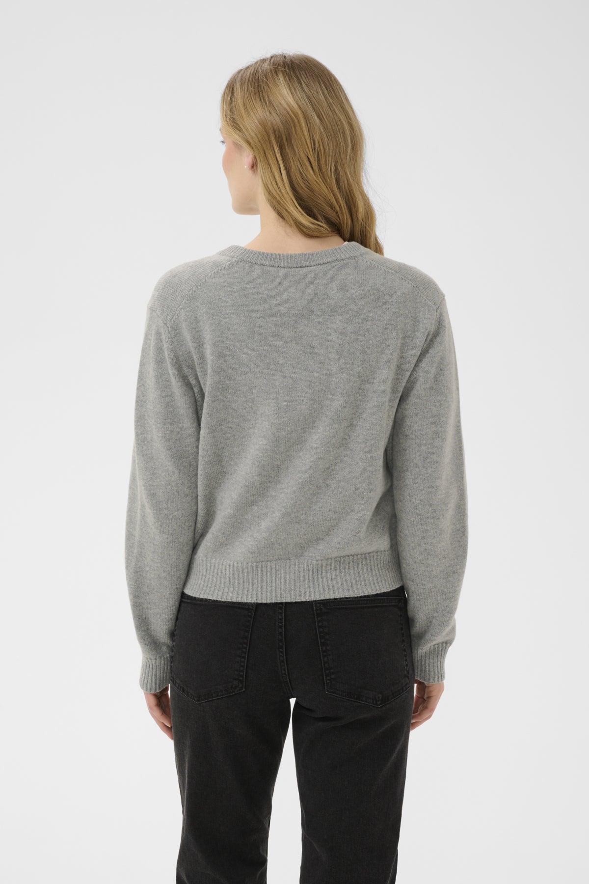 Part Two- Yalda Cardigan in Medium Grey