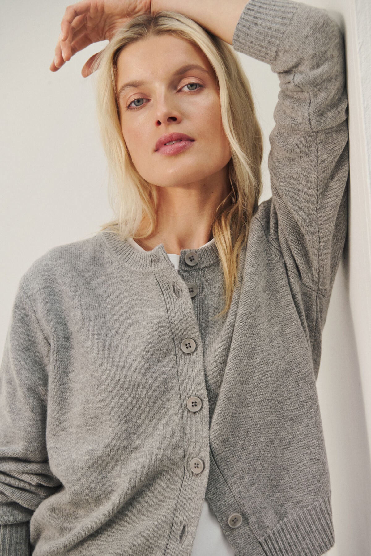 Part Two- Yalda Cardigan in Medium Grey