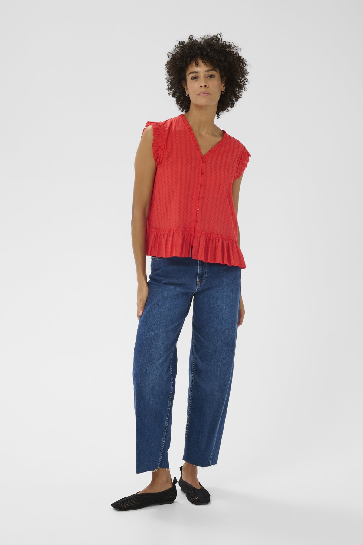 Part two- Aneka Top in Poppy Red