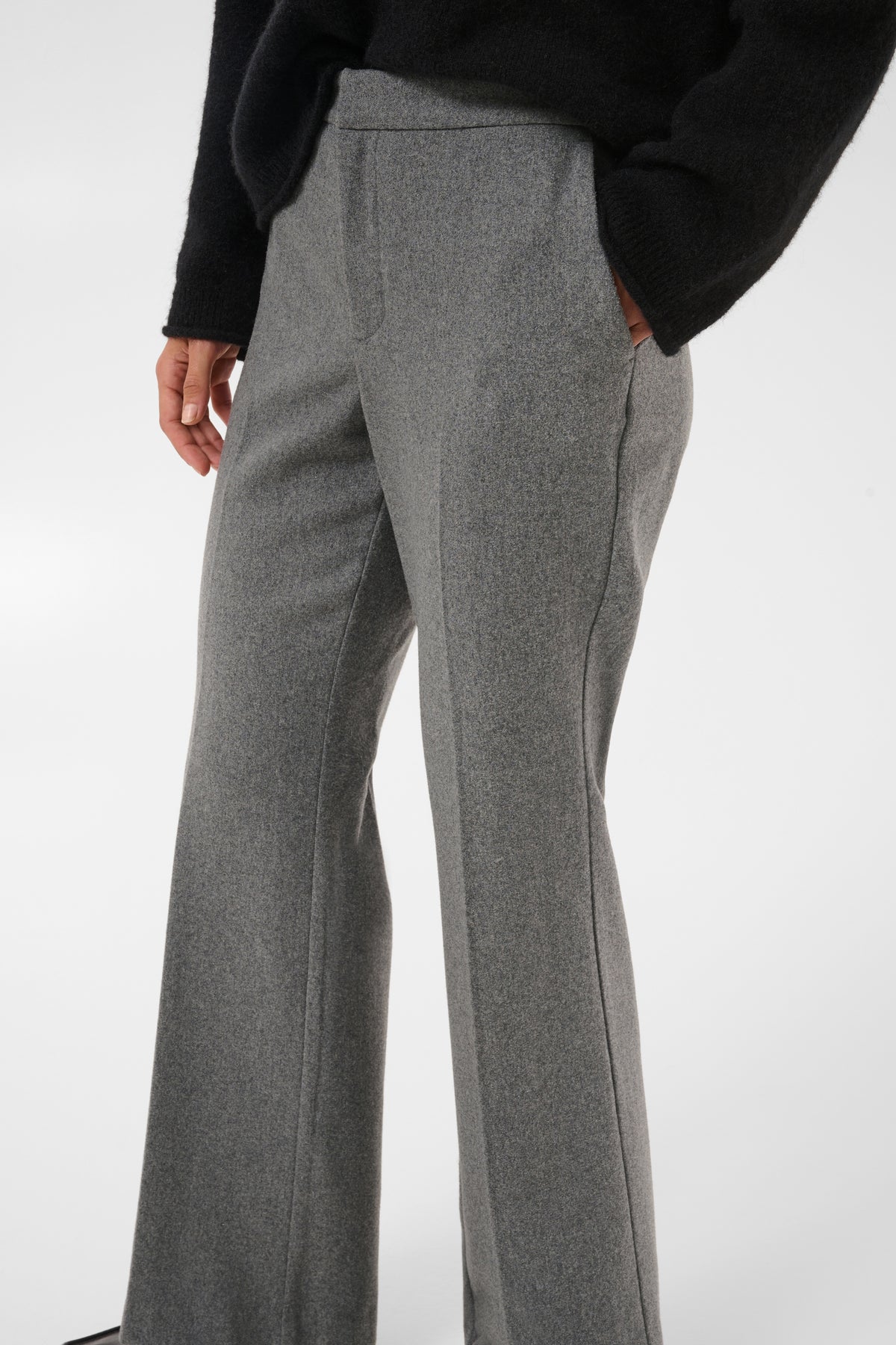 Part Two- Celleste Pants in Medium Grey Melange