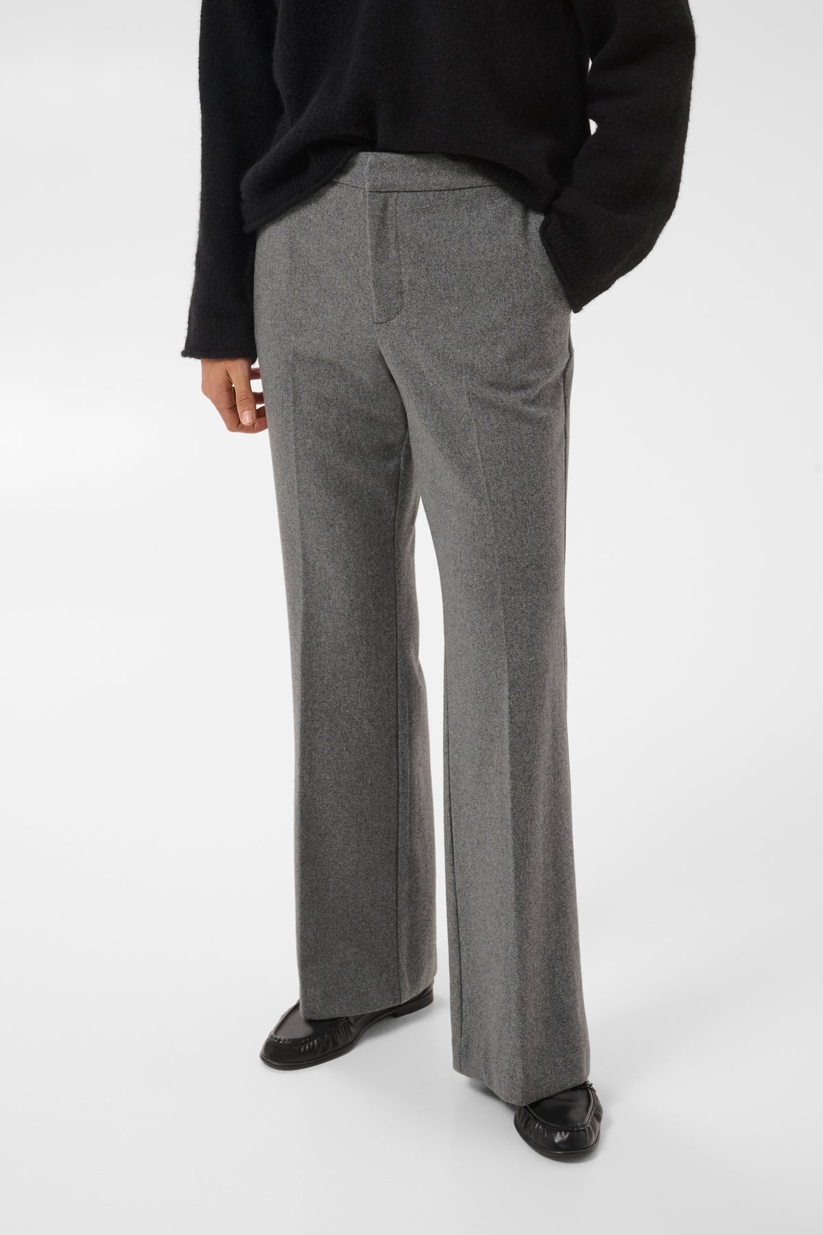 Part Two- Celleste Pants in Medium Grey Melange