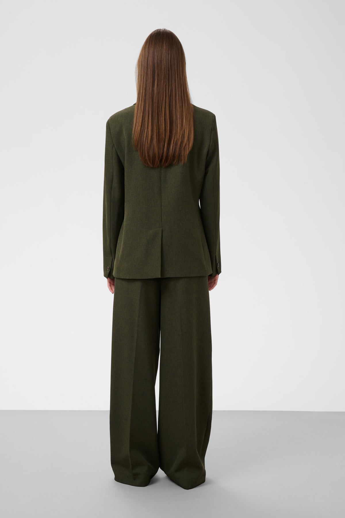 Soaked In Luxury- Lilu Corrine Wide Pants in Rosin Melange
