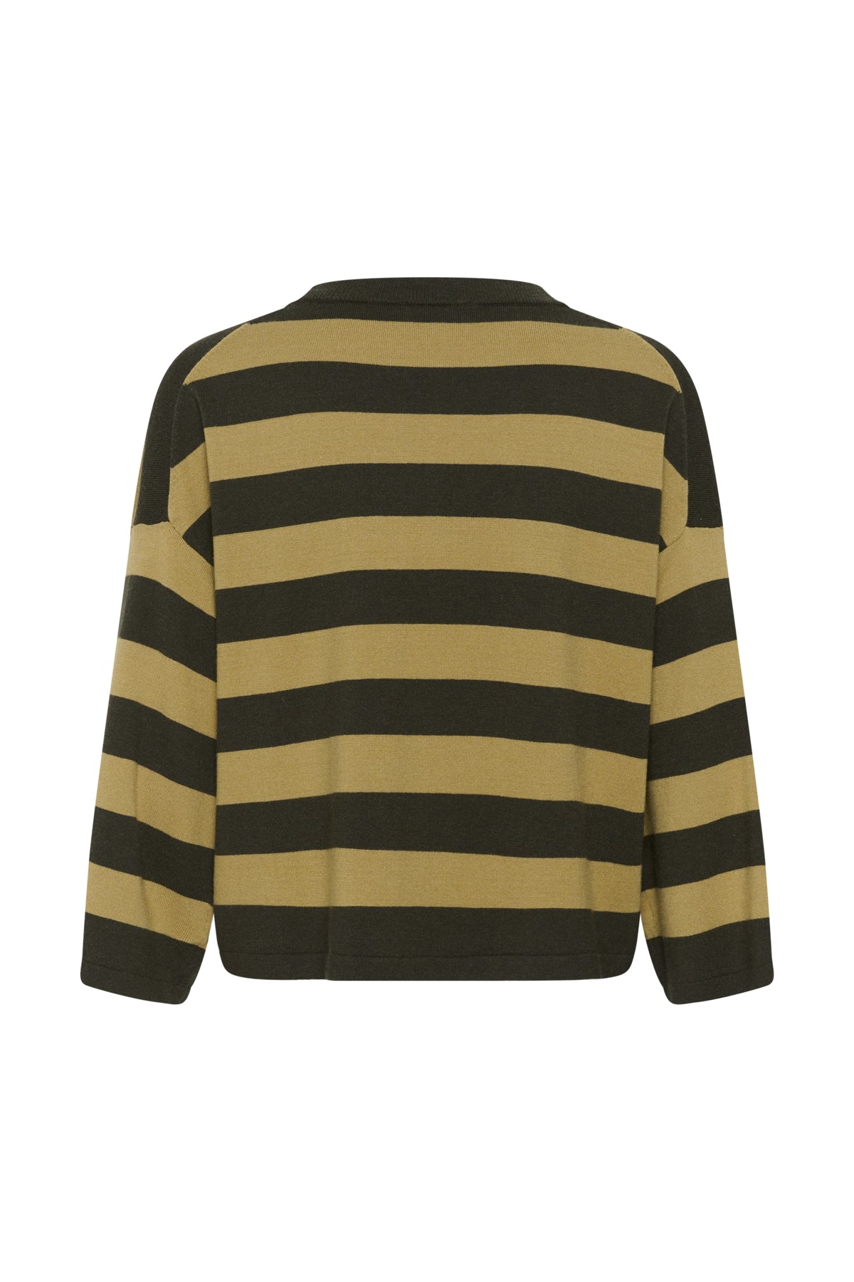 Soaked In Luxury- Spina Boxy Cropped Pullover in Rosin Fennel