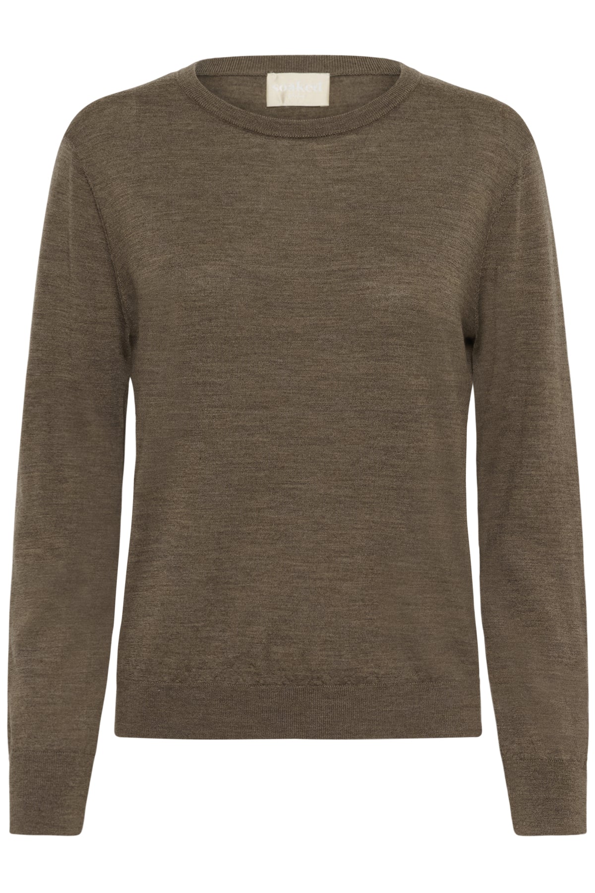 Soaked In Luxury- Molini Wool Studio Pullover in Walnut