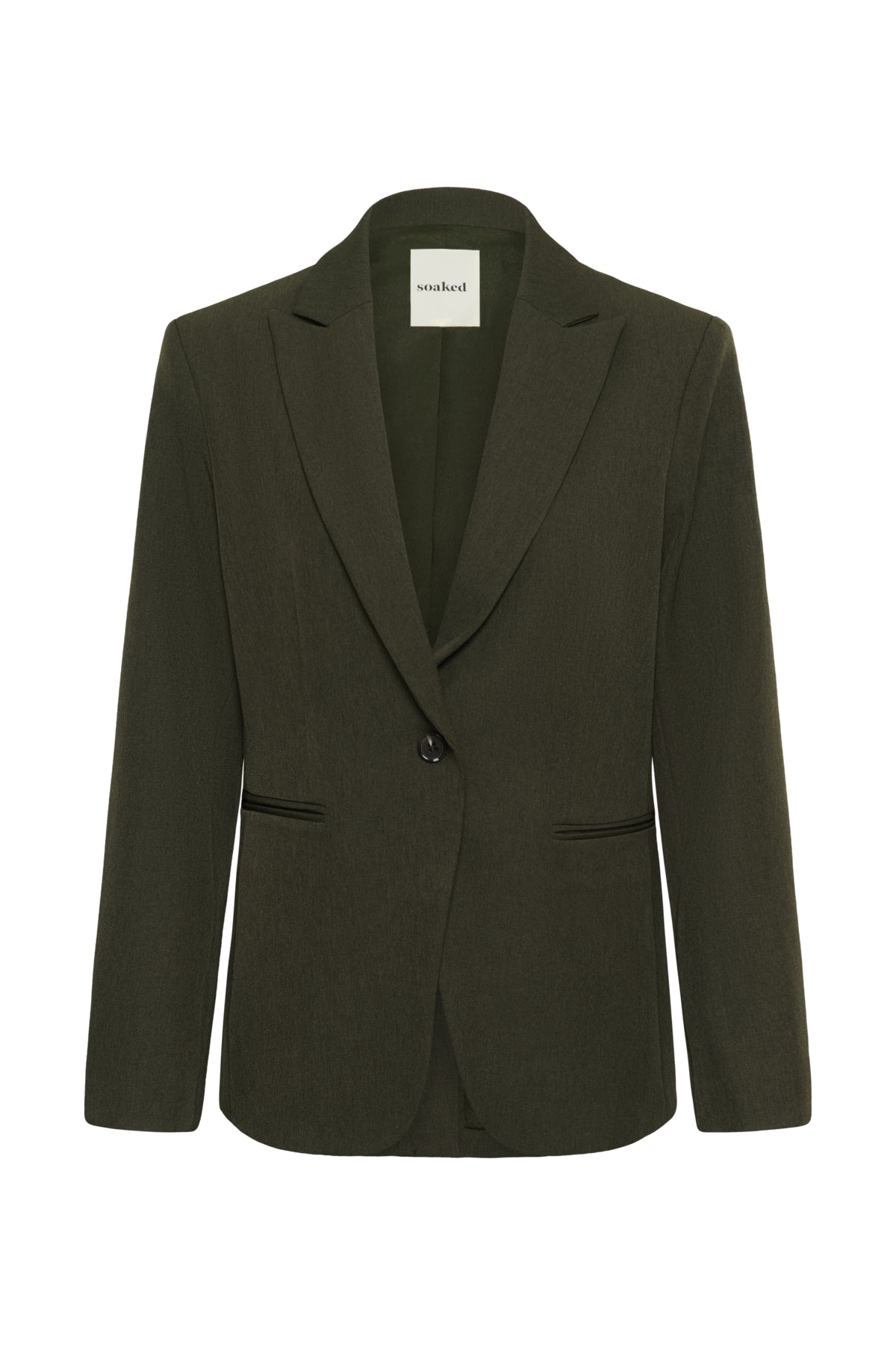 Soaked In Luxury- Lilu Corinne Short Blazer in Rosin Melange