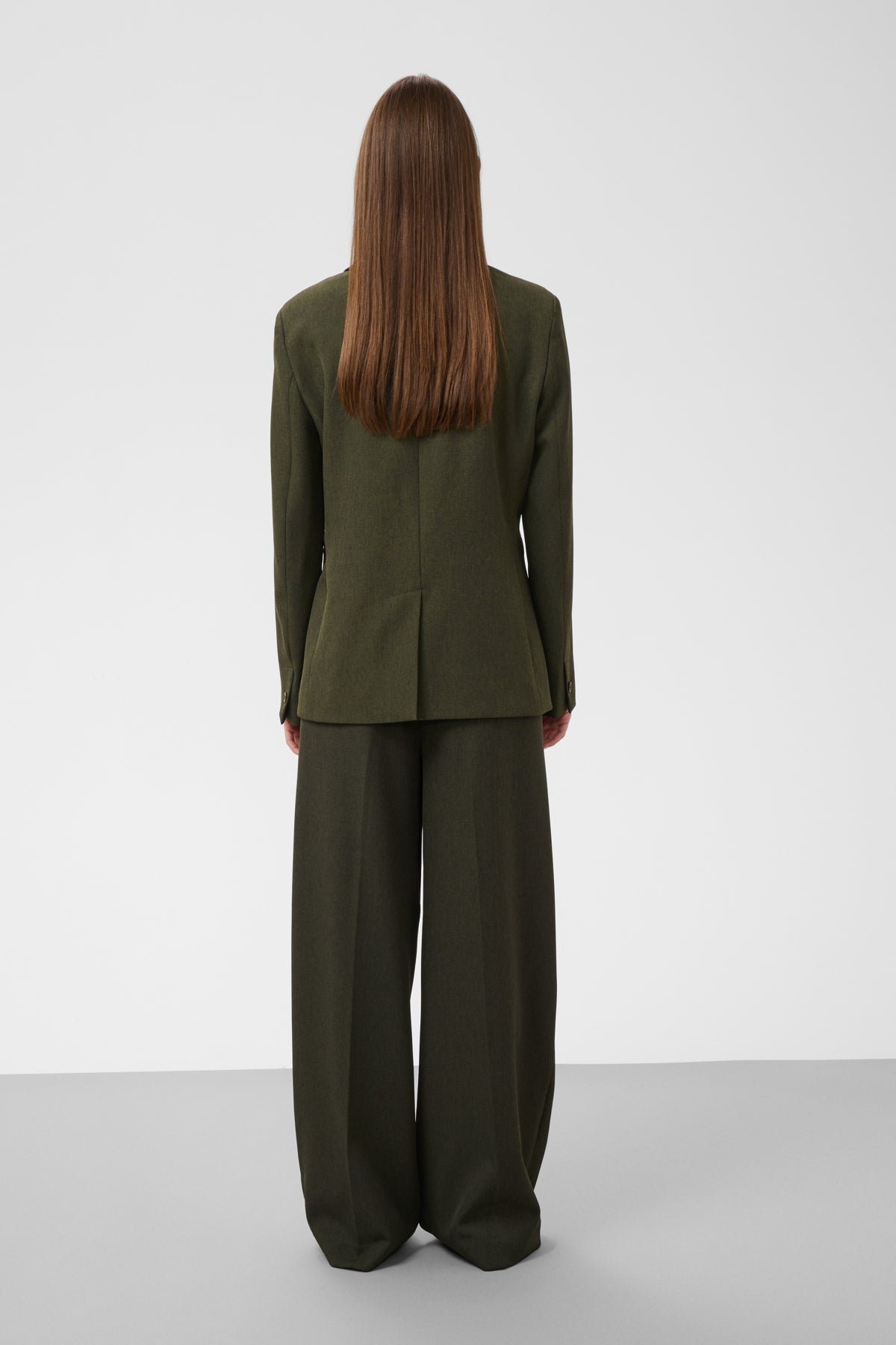 Soaked In Luxury- Lilu Corinne Short Blazer in Rosin Melange