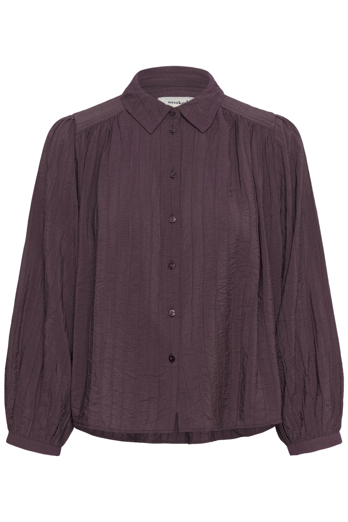 Soaked In Luxury- Pinatubo Blouse in Huckleberry