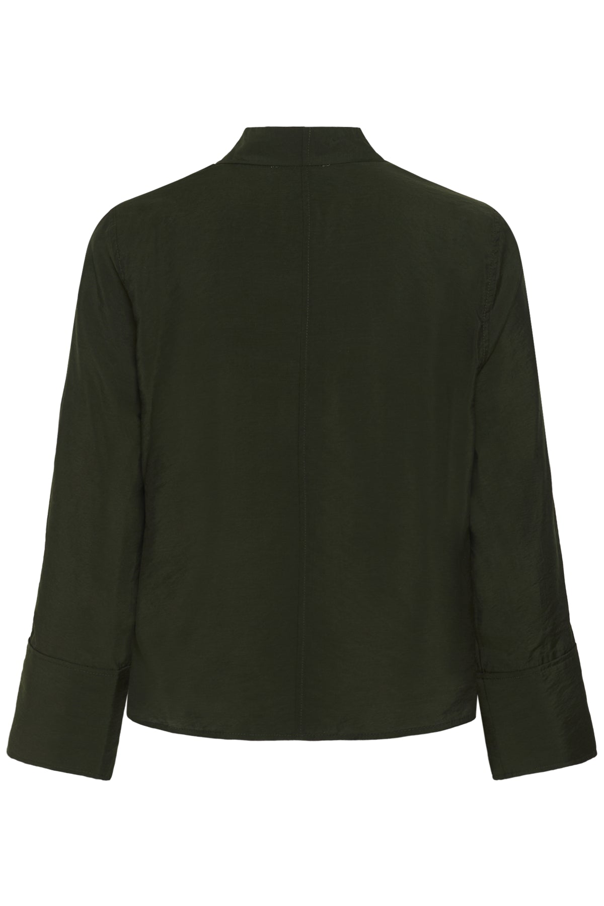 Soaked In Luxury- Leodora Merapi V-Neck Blouse in Rosin