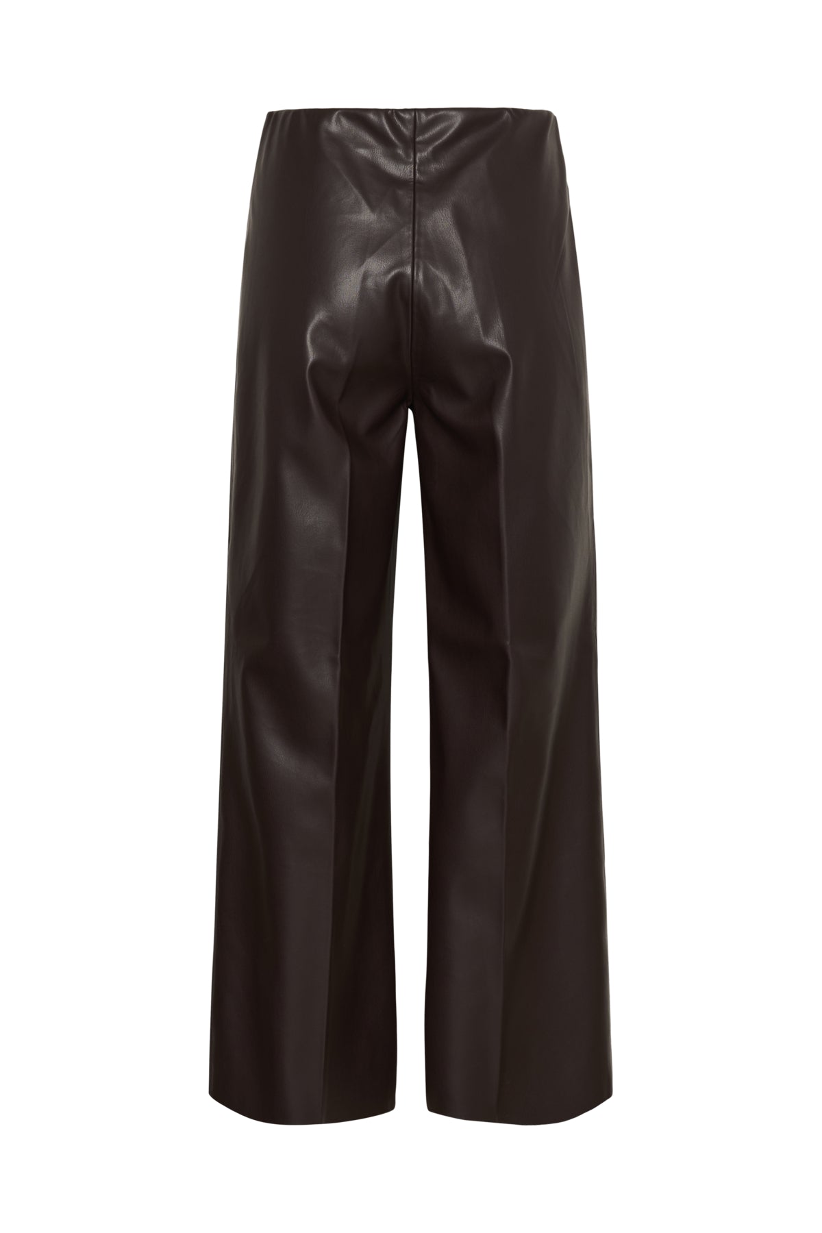 Soaked In Luxury- Kaylee Wide Trousers in Chocolate Torte