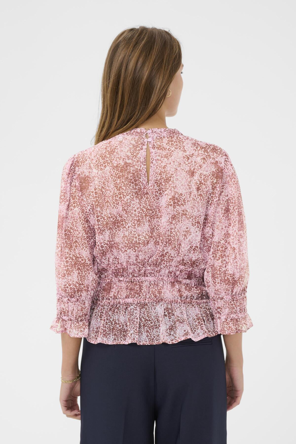 Saint Tropez - Olexandra Blouse in Pink Nectar