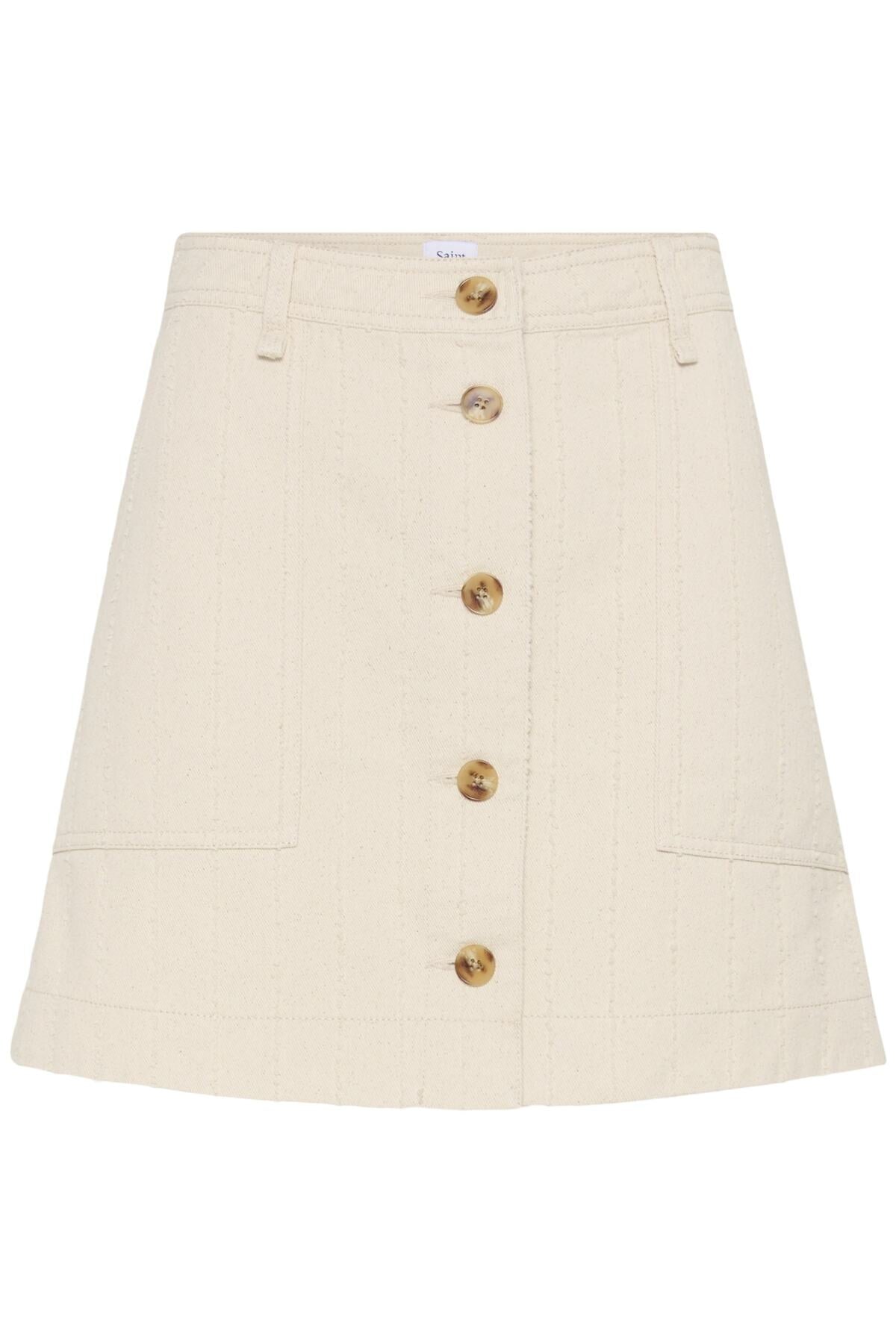 Saint Tropez- Ryder Mini Skirt in Seedpearl