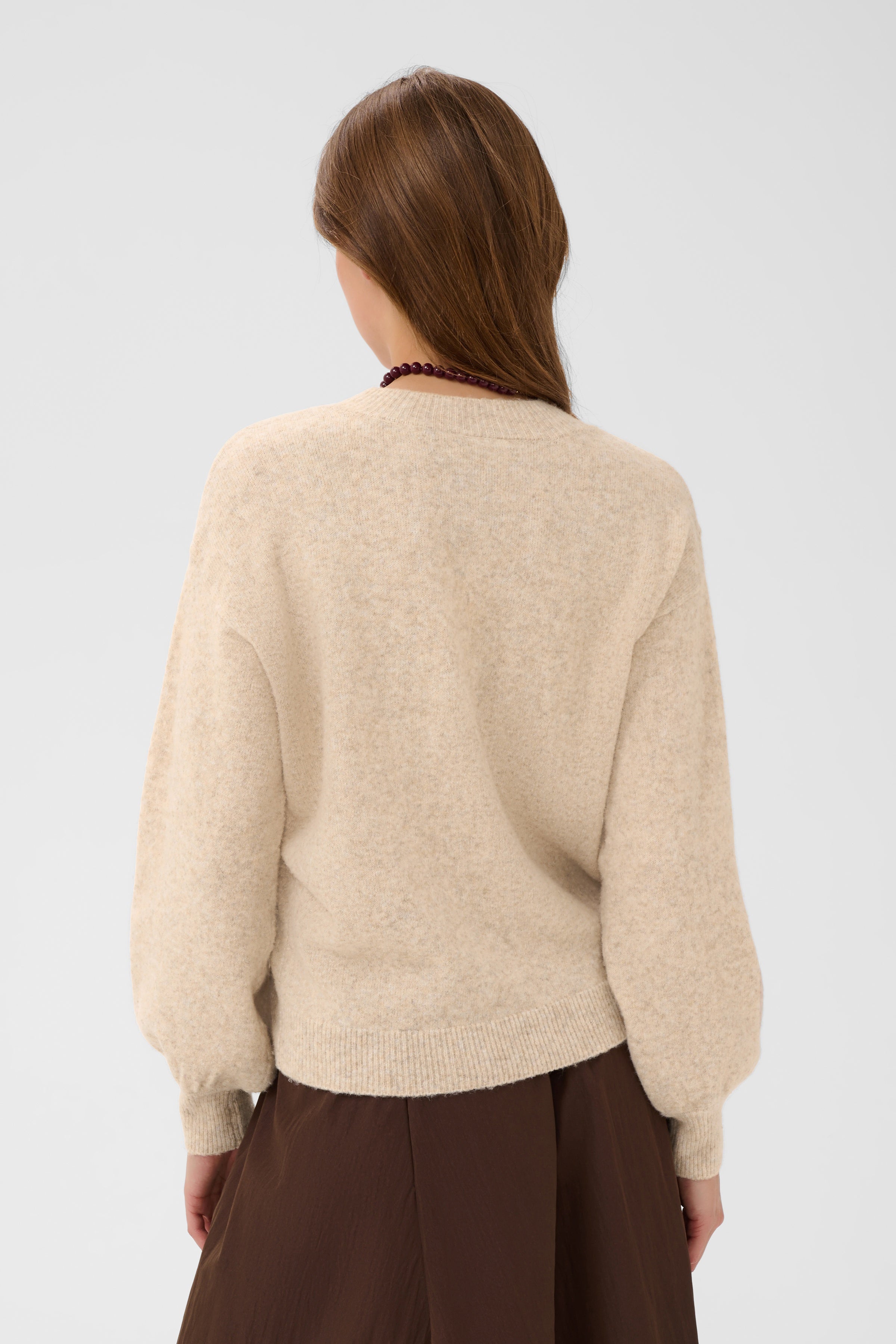 Saint Tropez- Titia Sweater in Creme Melange