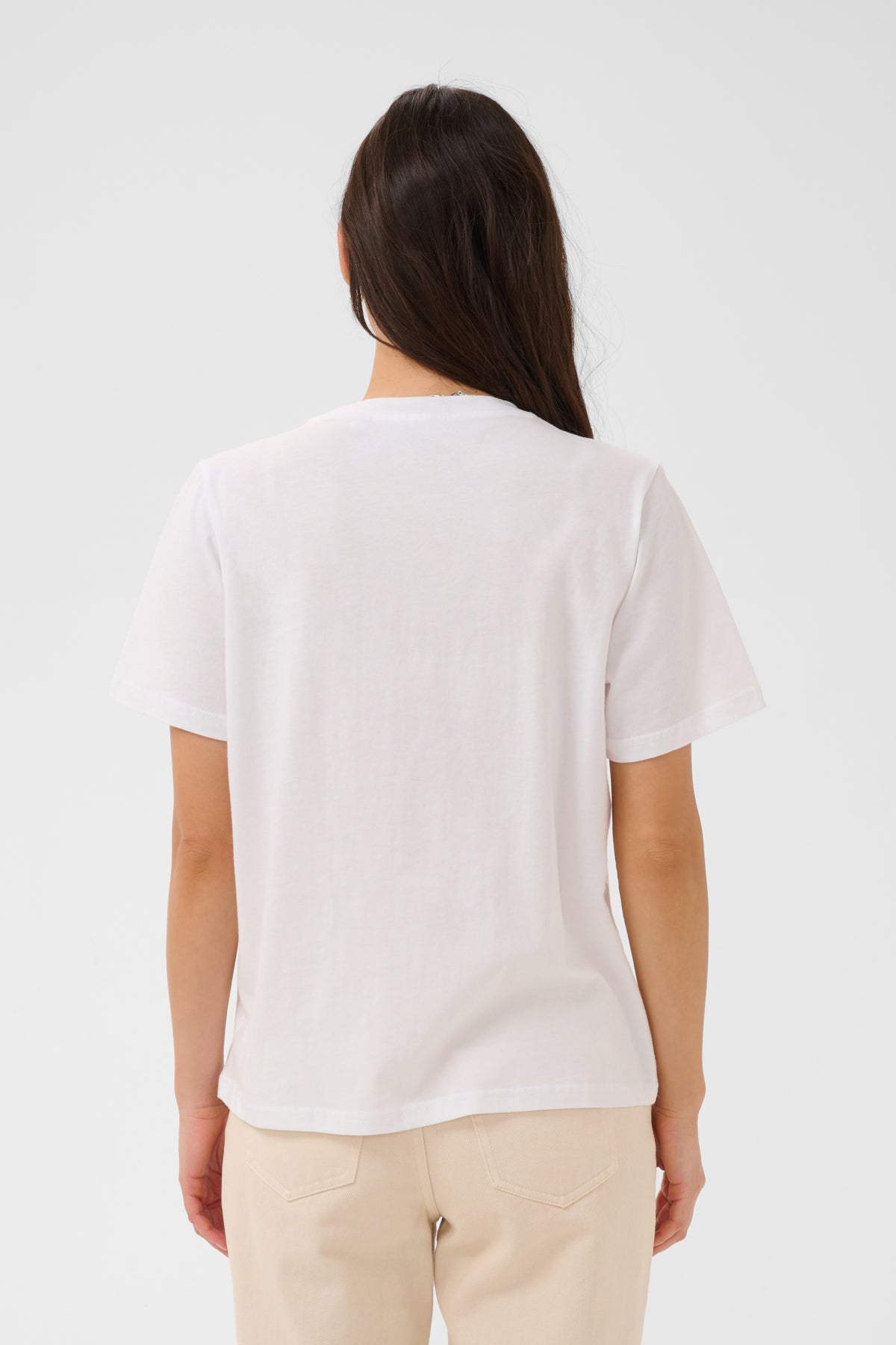 Saint Tropez- Snulle T-Shirt in Ice Apple Pink