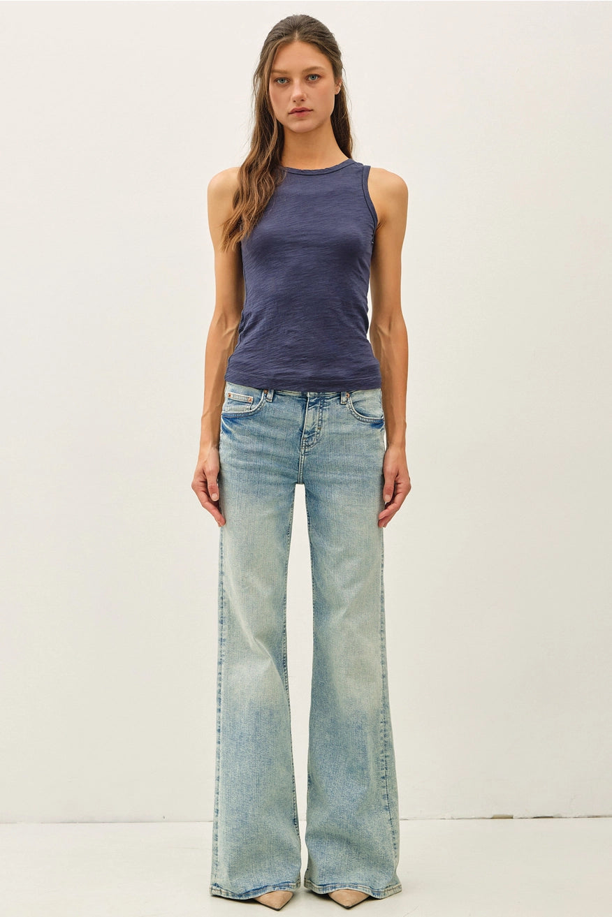 Be Cool - Garment Dyed Cotton Slub Tank