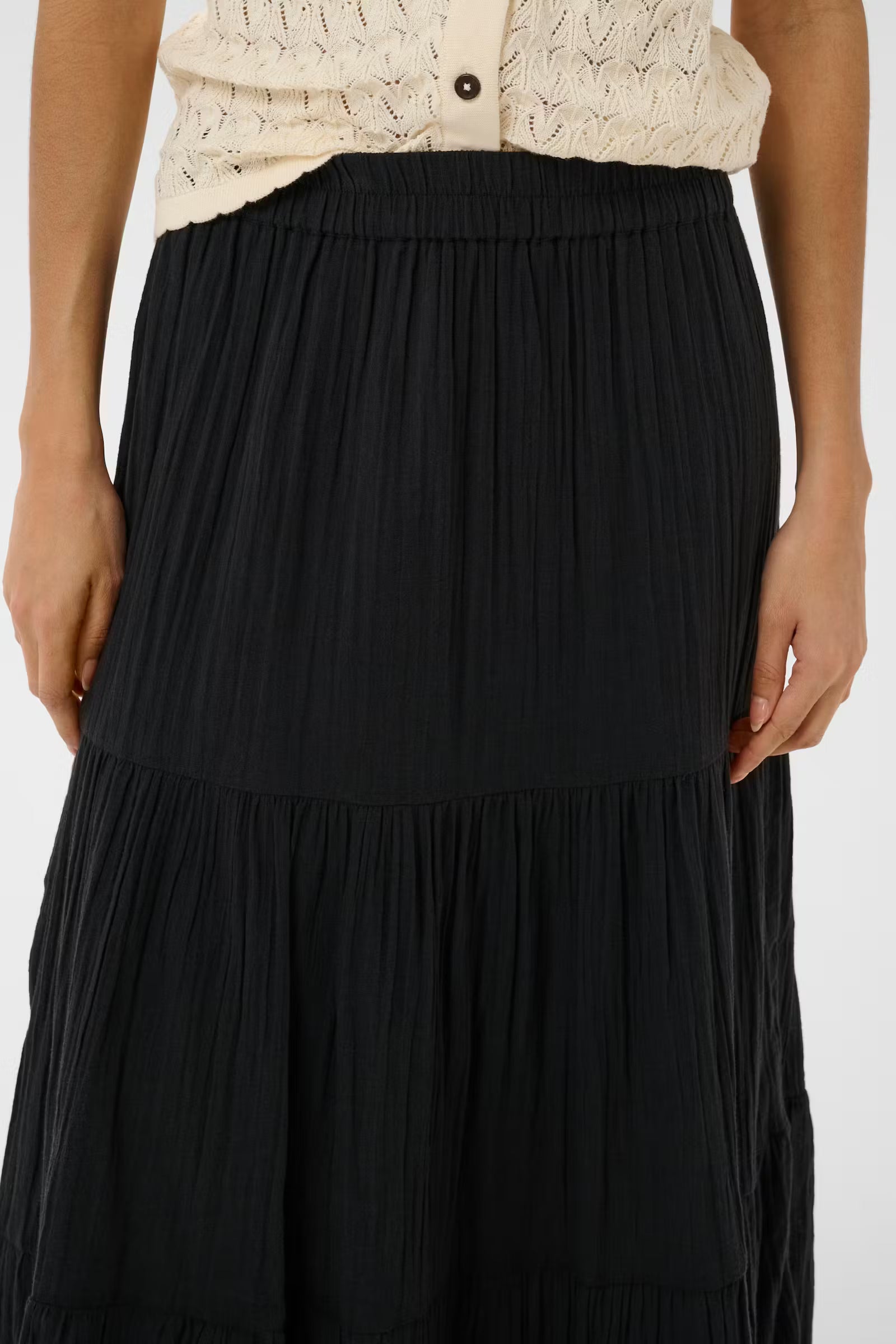 Saint Tropez- Raafa Maxi Skirt in Black