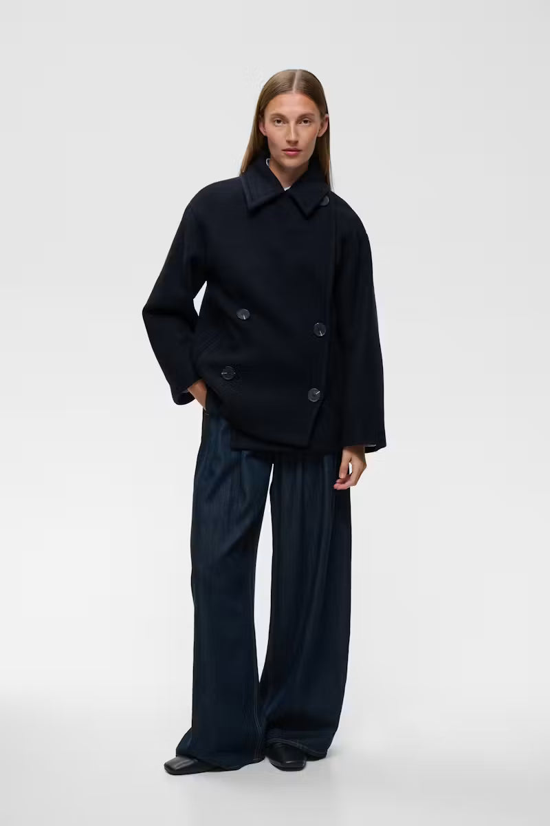 InWear- Zorah Wool Coat in Marine Blue