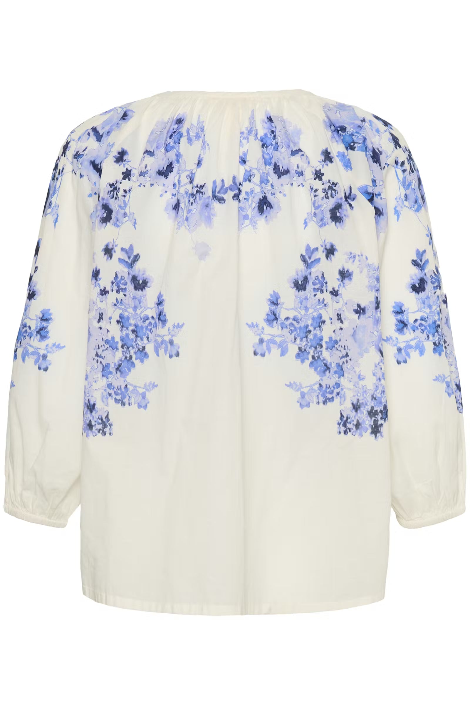 Part two- Alexi Blouse in Blue Shadow Flower Print