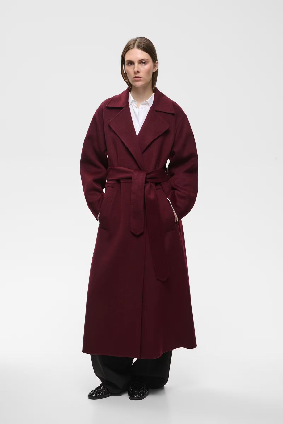 InWear- Zilla Wool Coat in Zinfandel