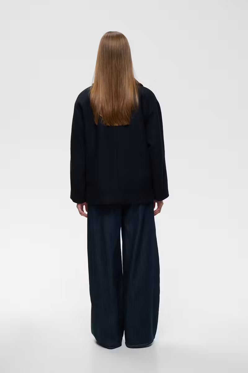 InWear- Zorah Wool Coat in Marine Blue