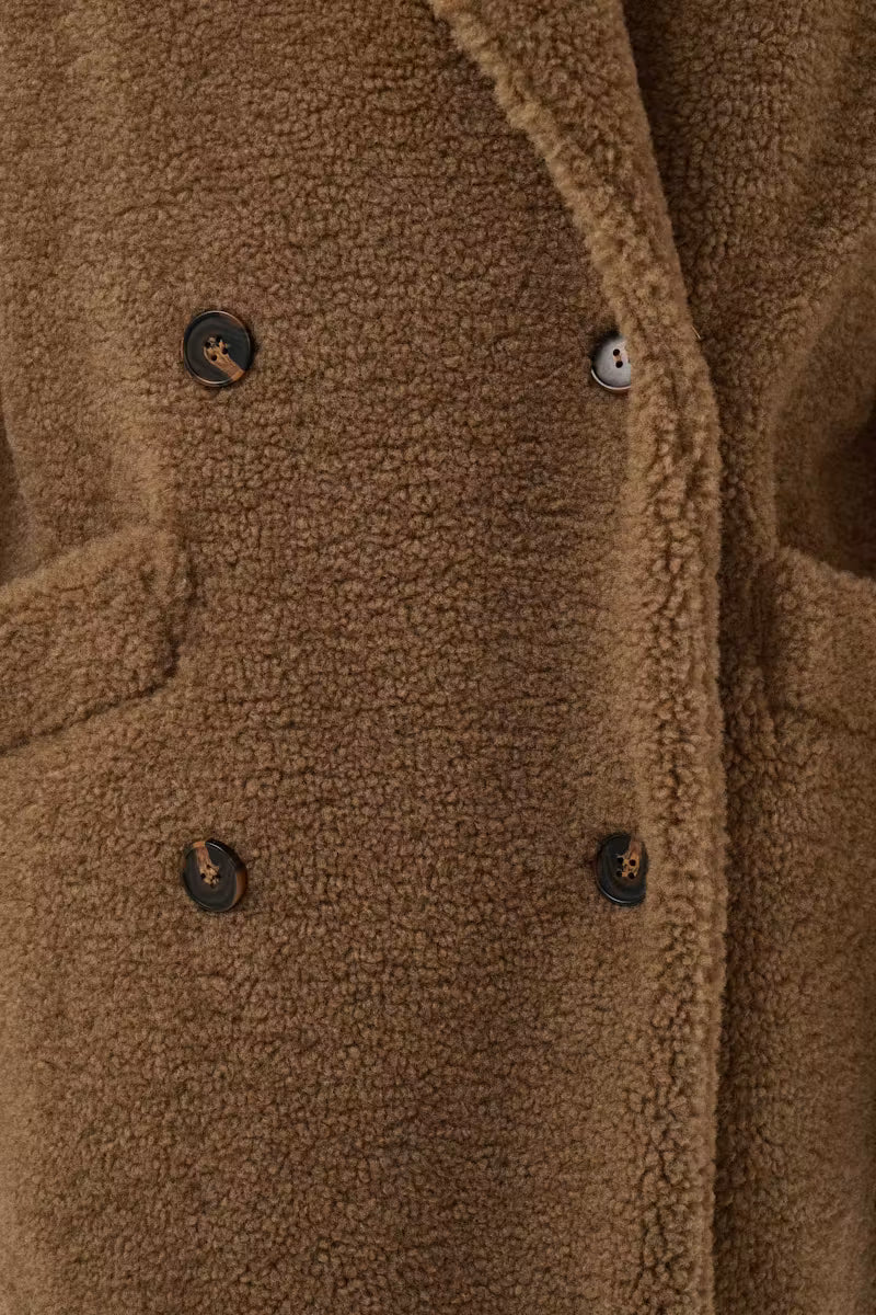 Saint Tropez- Sandie Coat in Toasted Coconut