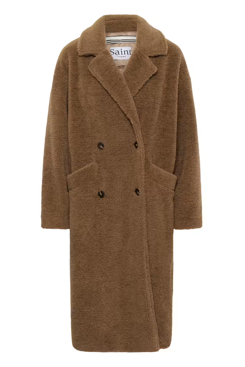 Saint Tropez- Sandie Coat in Toasted Coconut