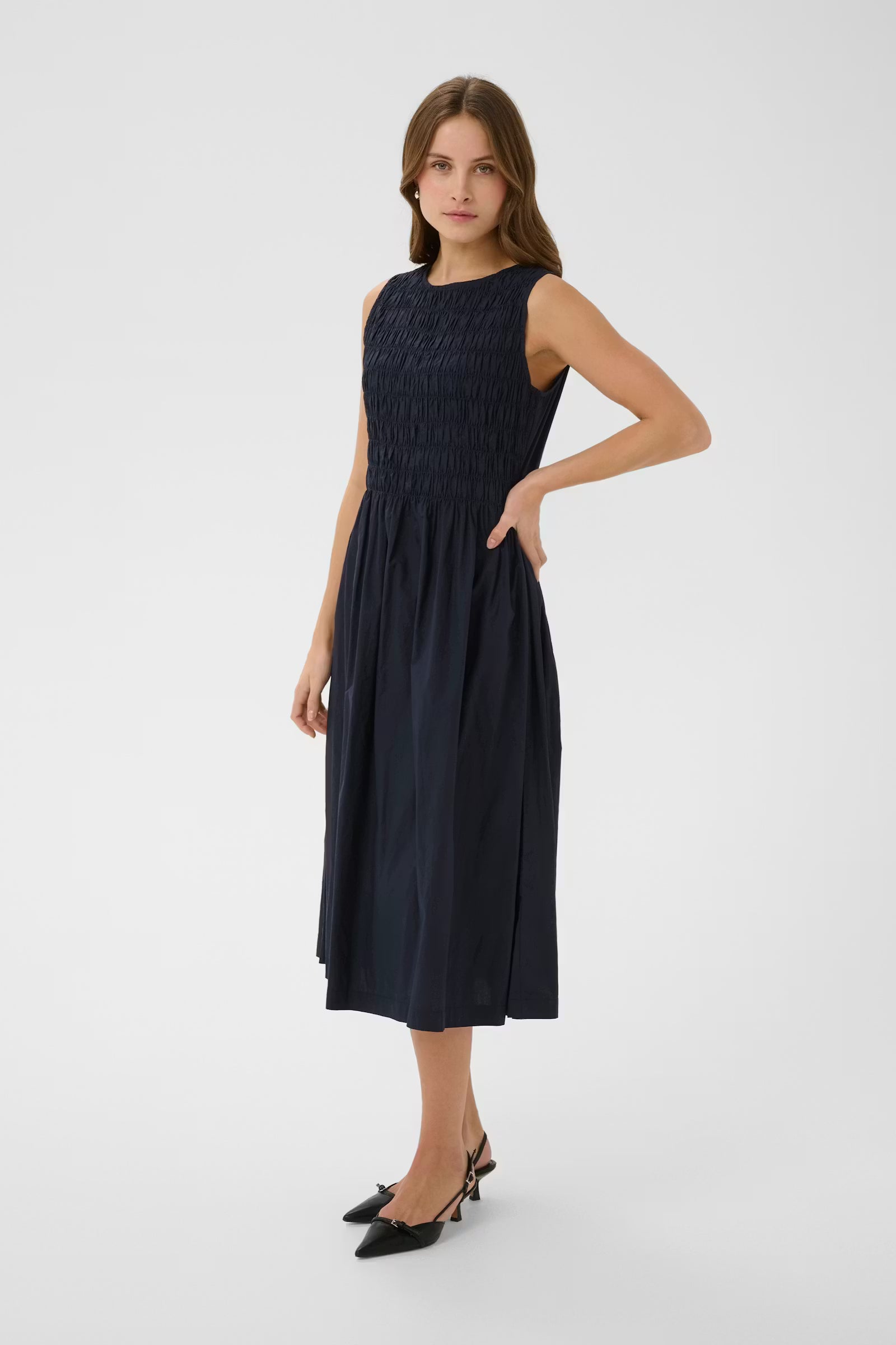 Saint Tropez- Rosagisla Midi Dress in Night Sky