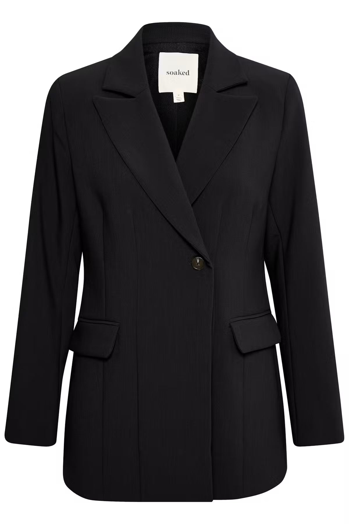 Soaked In Luxury- Corinne Fitted Blazer in Black