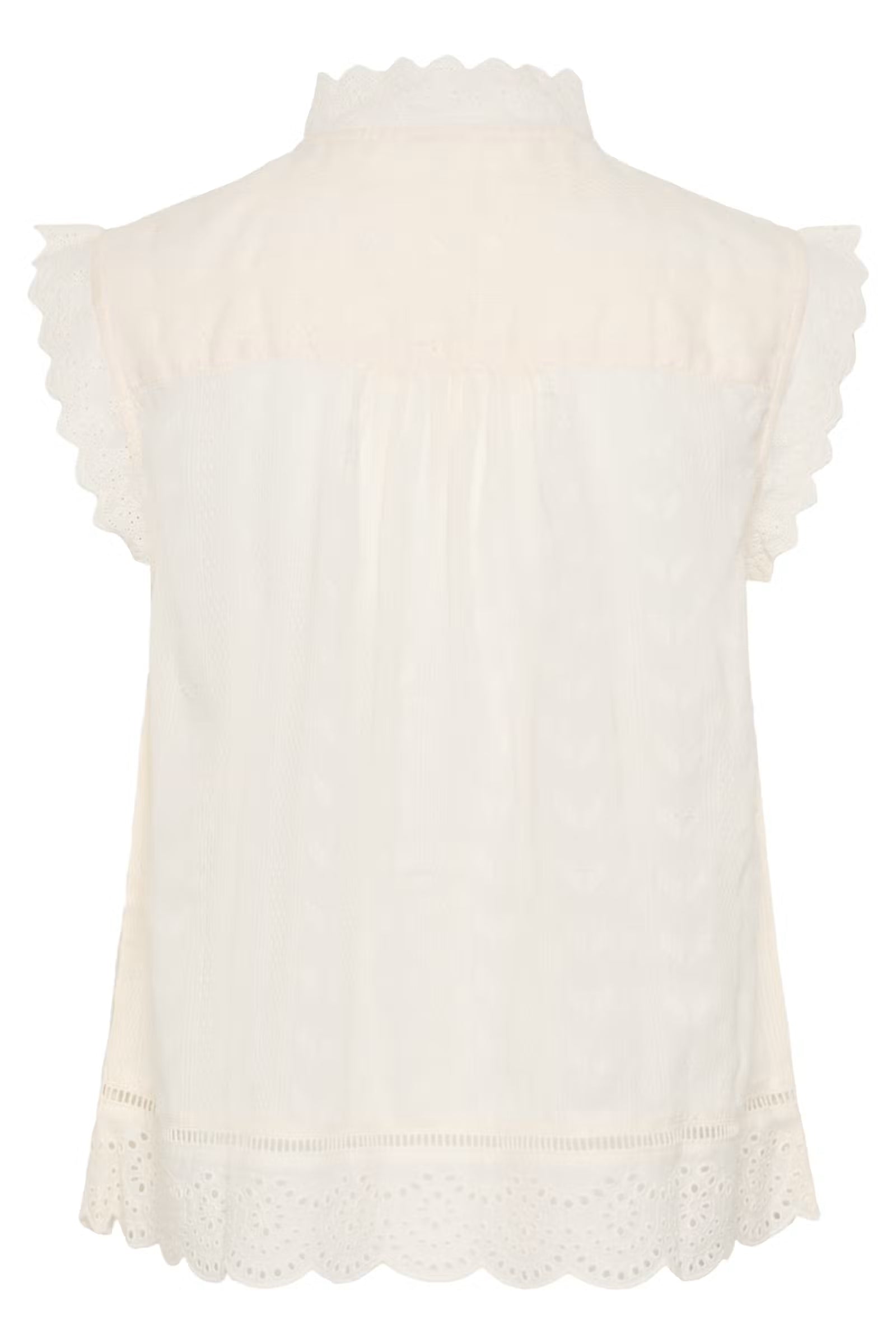 Saint Tropez- Rowyn Blouse in Ice White