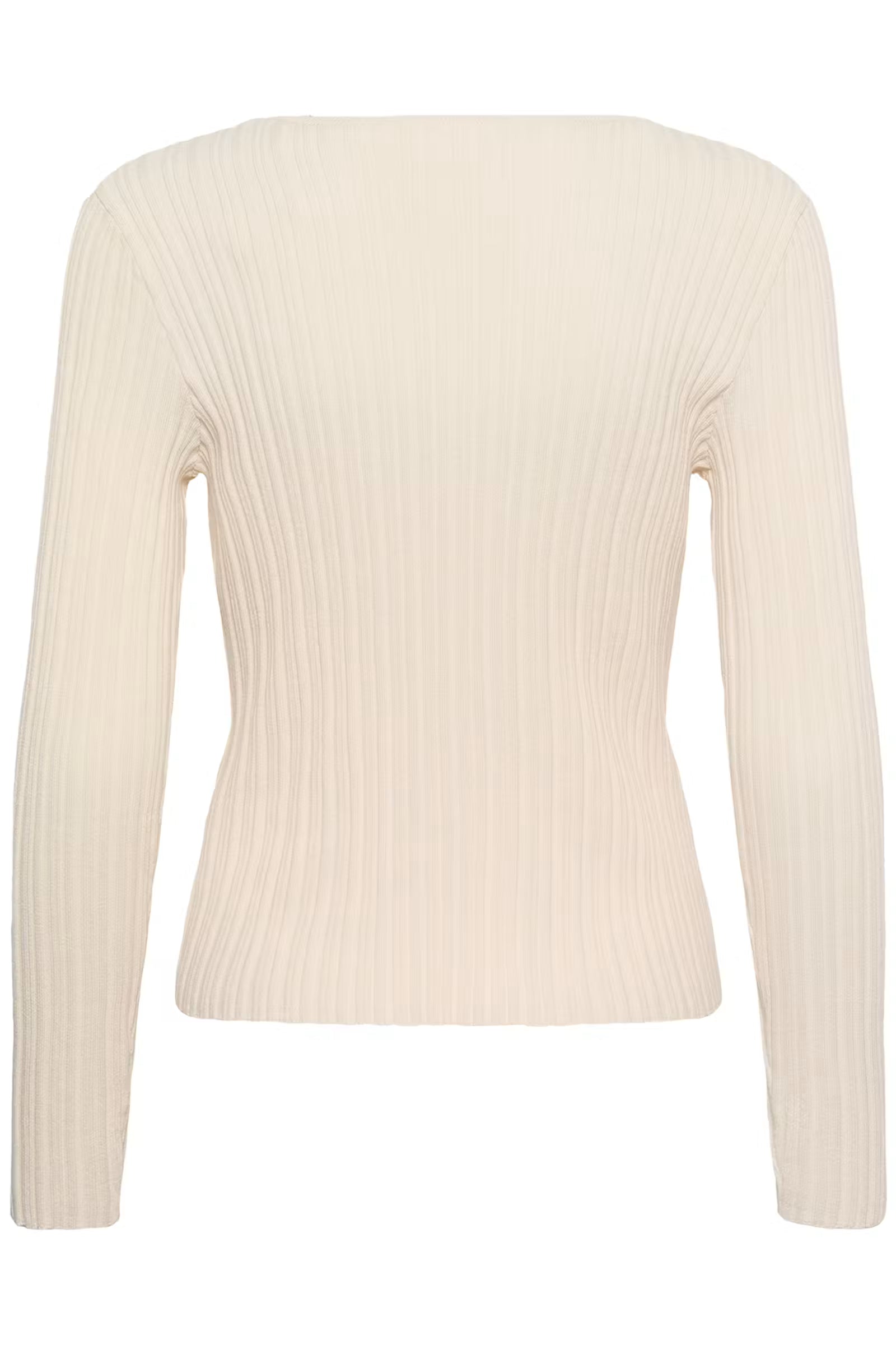 Saint Tropez- Sigrida Buttoned Cardigan in Ice White