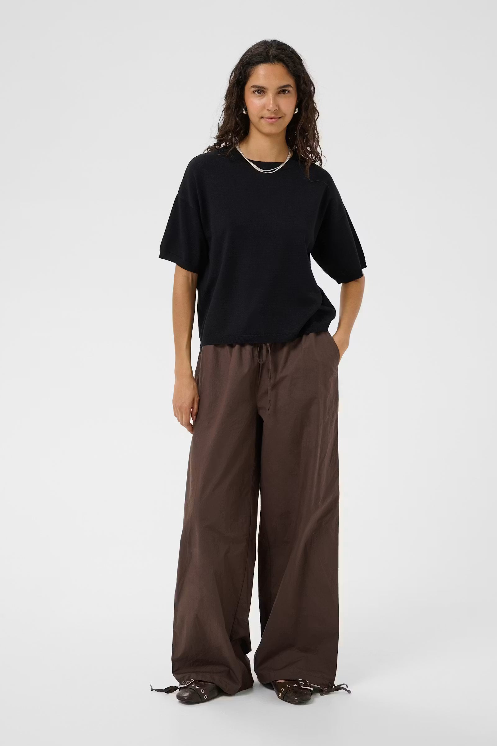 Saint Tropez- Mila Boxy Pullover in Black