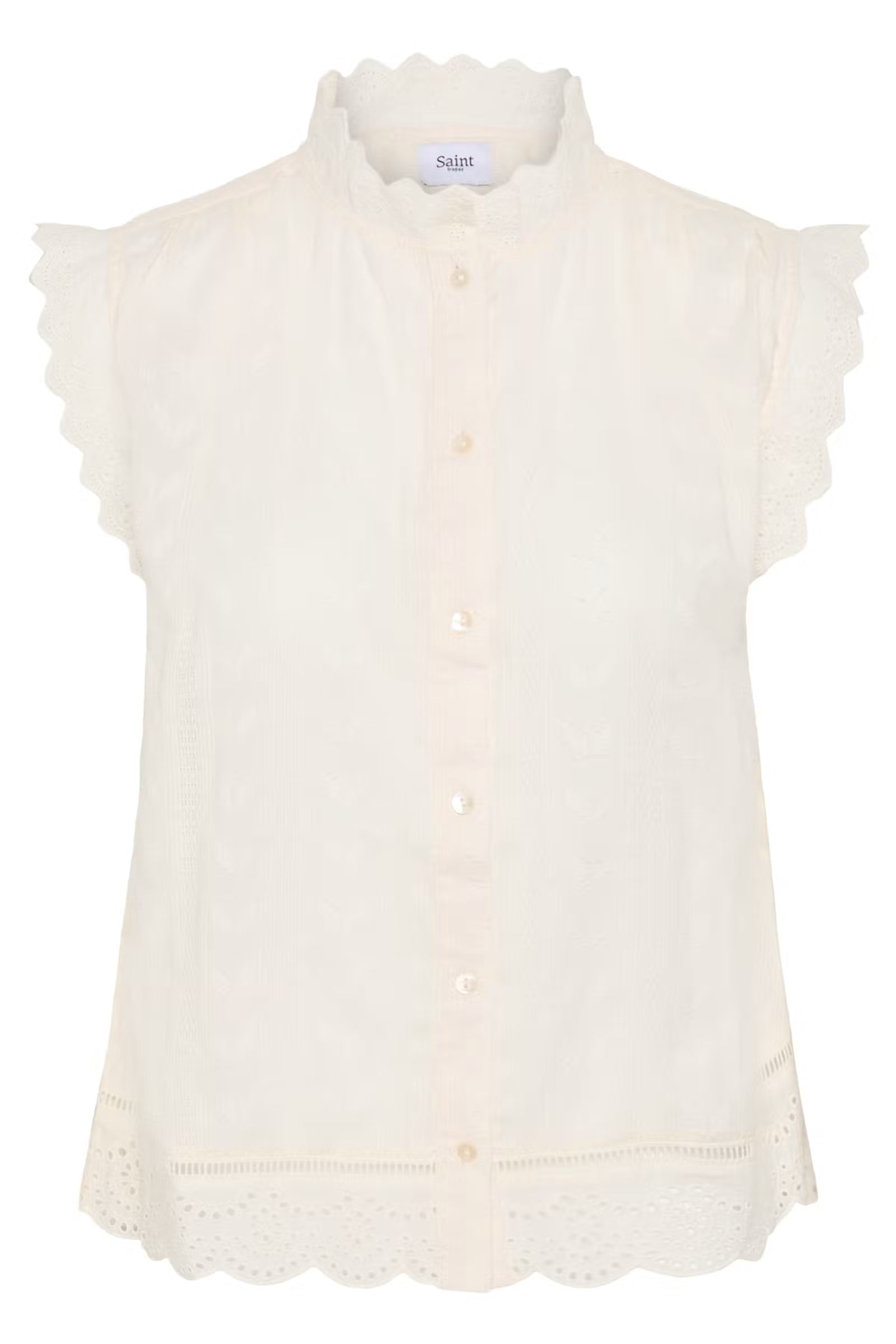 Saint Tropez- Rowyn Blouse in Ice White