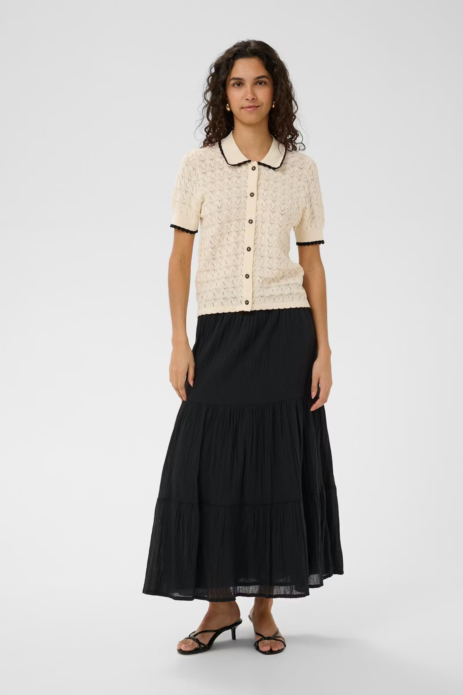 Saint Tropez- Raafa Maxi Skirt in Black
