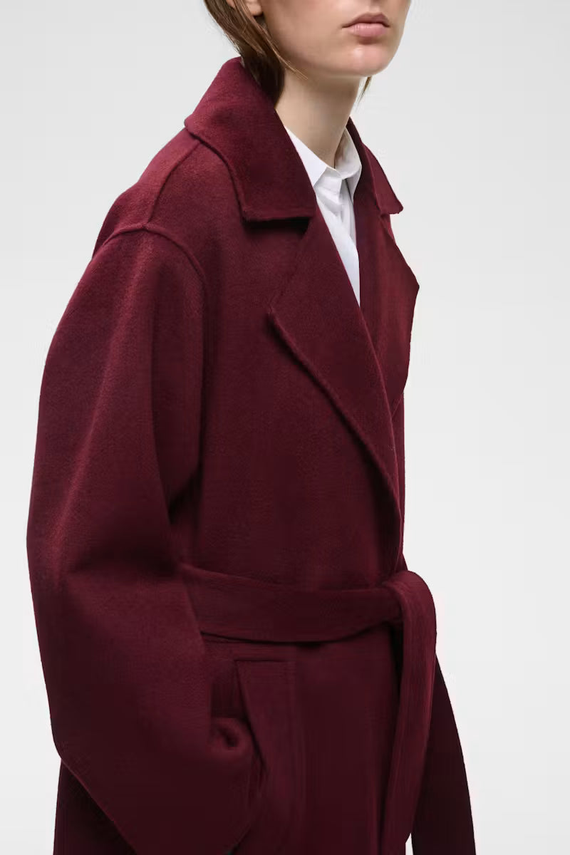 InWear- Zilla Wool Coat in Zinfandel