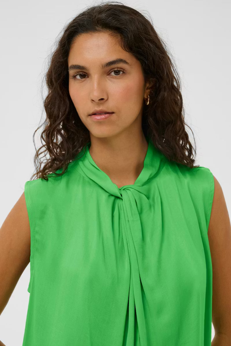 Soaked In Luxury- Nadeya Miria Top in Vibrant Green