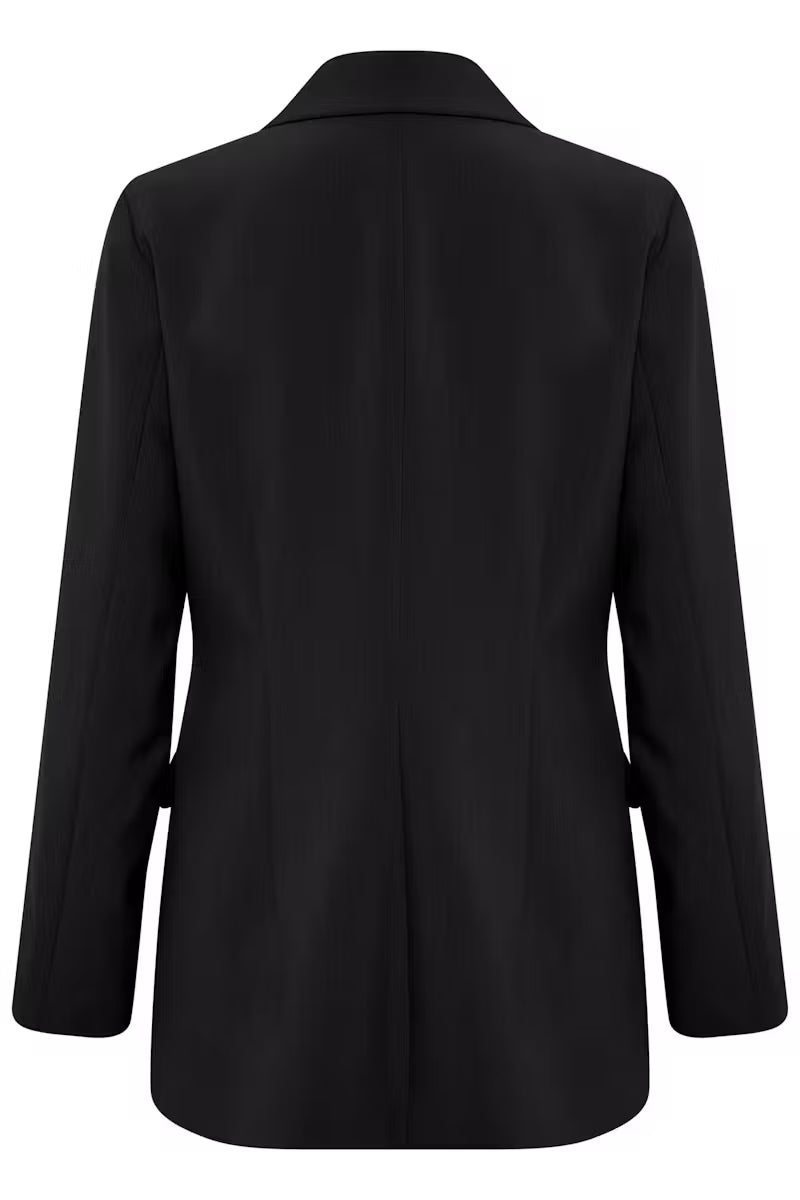 Soaked In Luxury- Corinne Fitted Blazer in Black