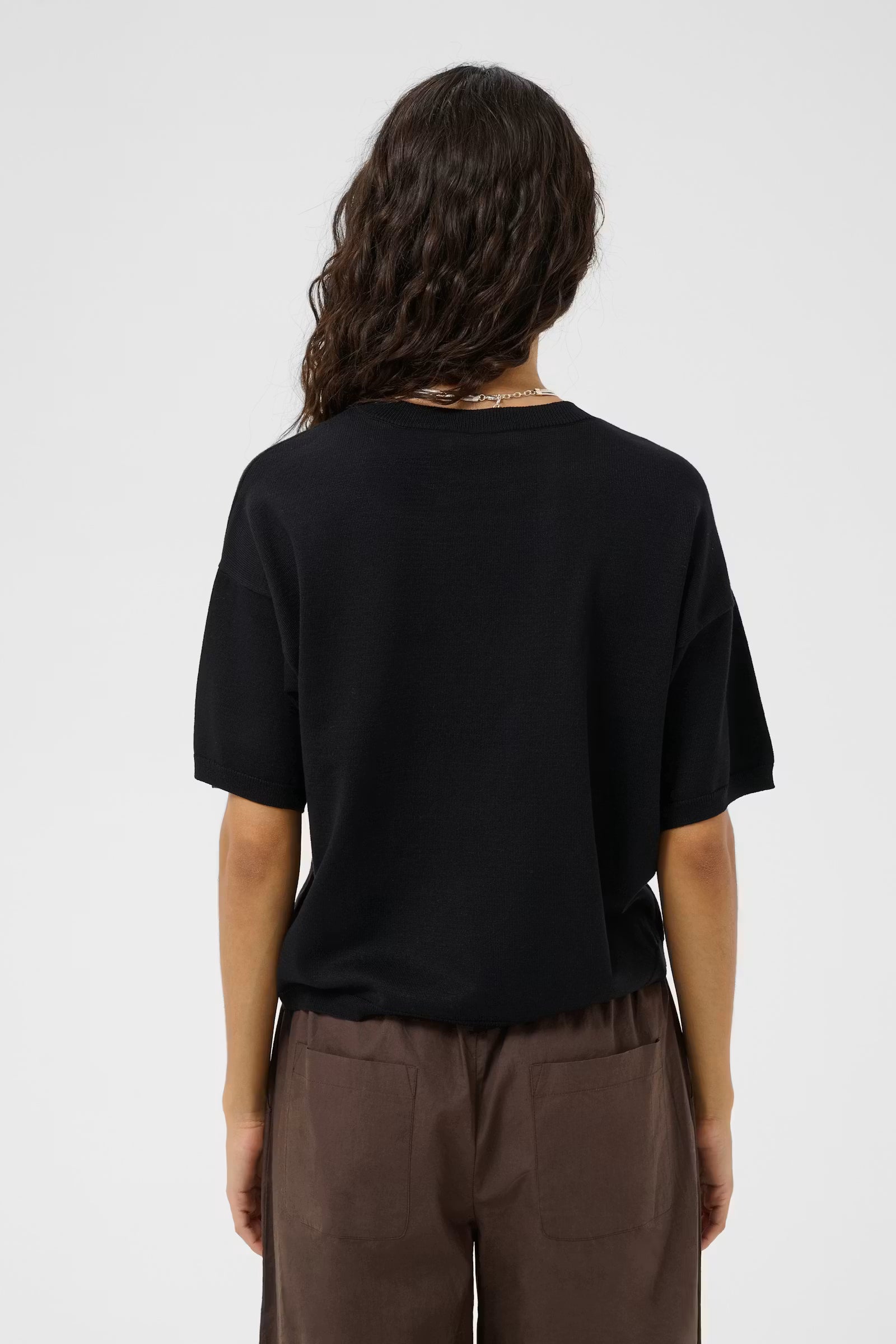 Saint Tropez- Mila Boxy Pullover in Black
