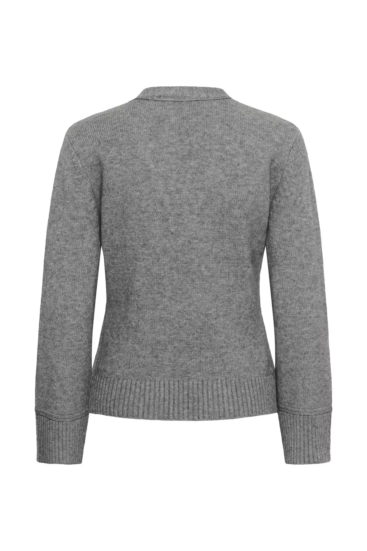 Saint Tropez- Theresa Cardigan in Mist Grey Melange