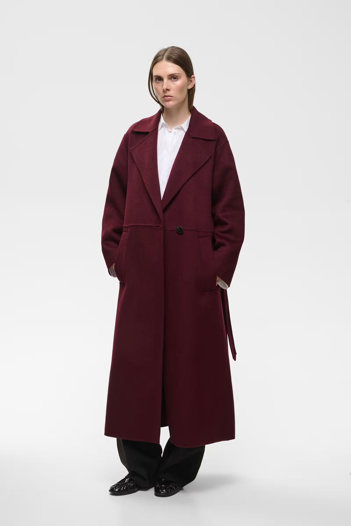 InWear- Zilla Wool Coat in Zinfandel