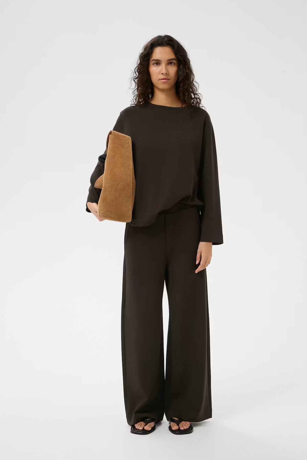 In Wear- Gincette Pant in Chocolate Brown