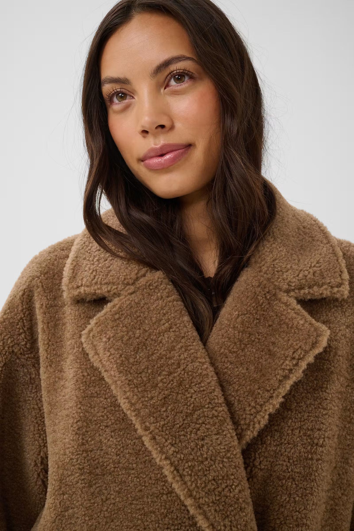 Saint Tropez- Sandie Coat in Toasted Coconut