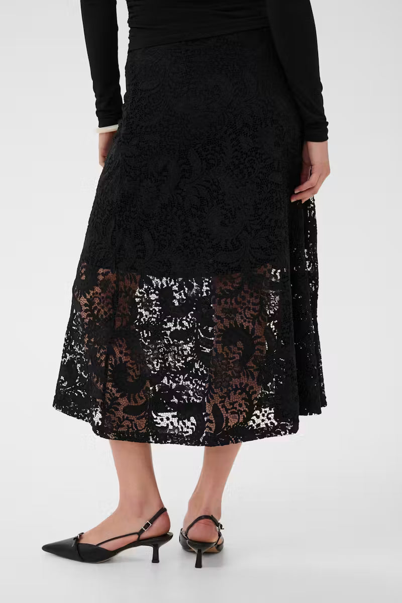 Saint Tropez- Tafy Skirt in Balck