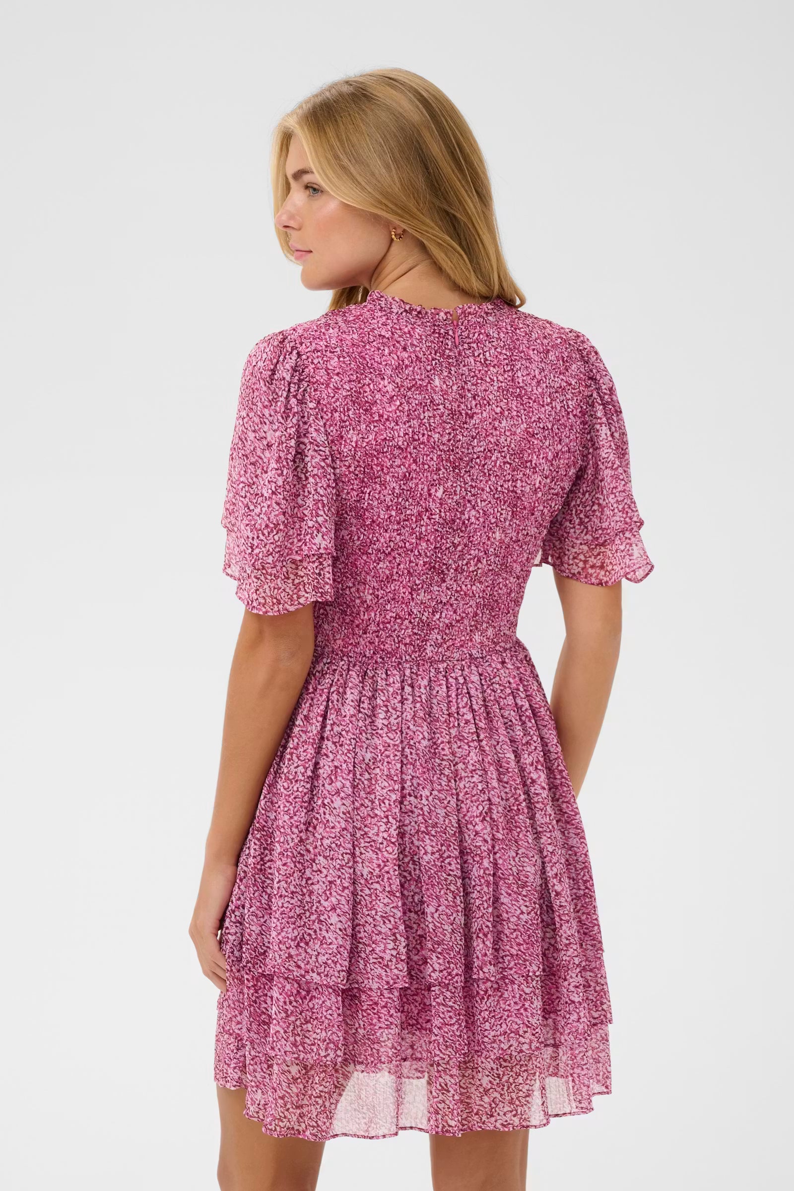 Saint Tropez- Rachil Dress in Raspberry Rose