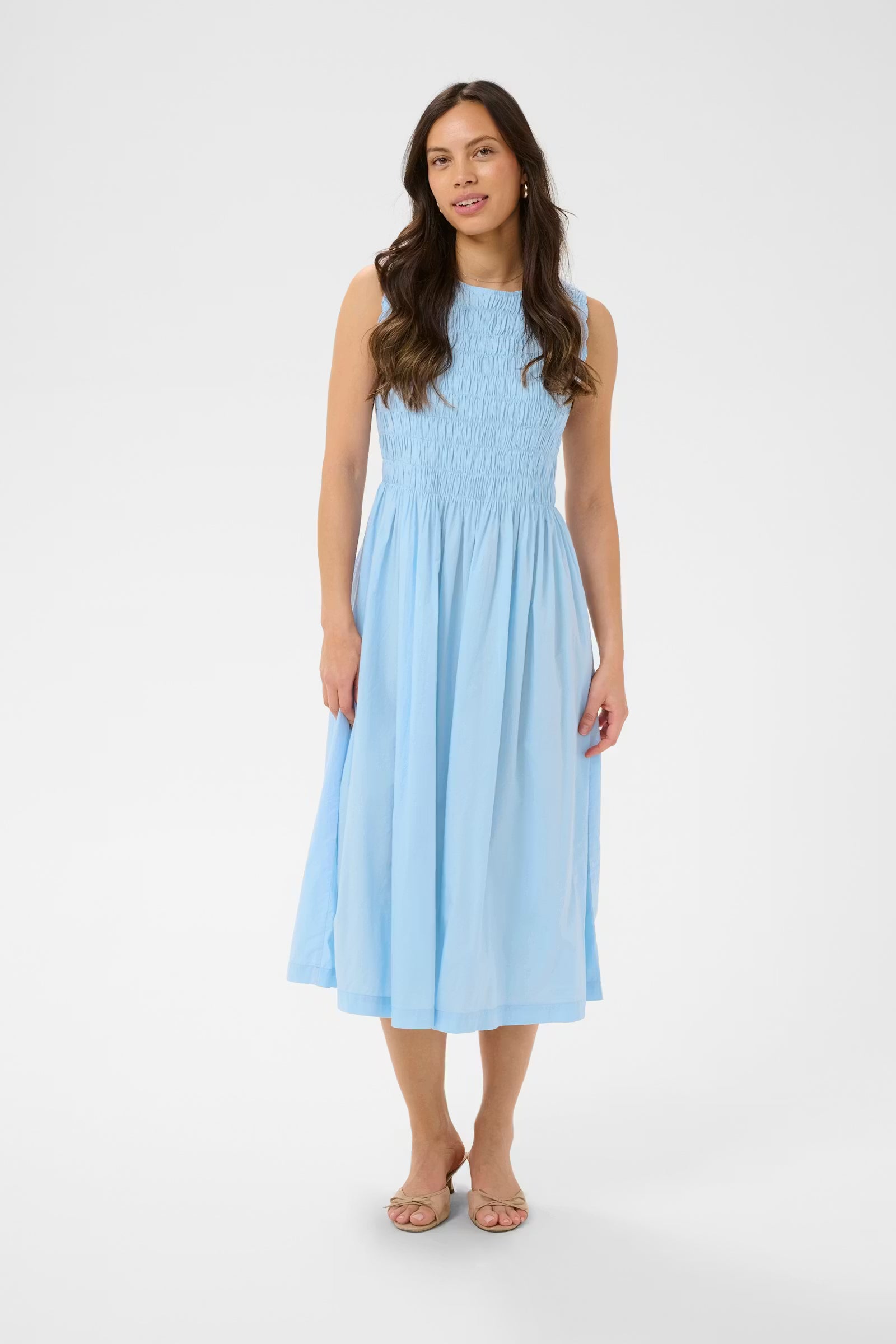 Saint Tropez- Rosagisla Midi Dress in Cerulean